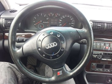 Steering wheel is off-center
